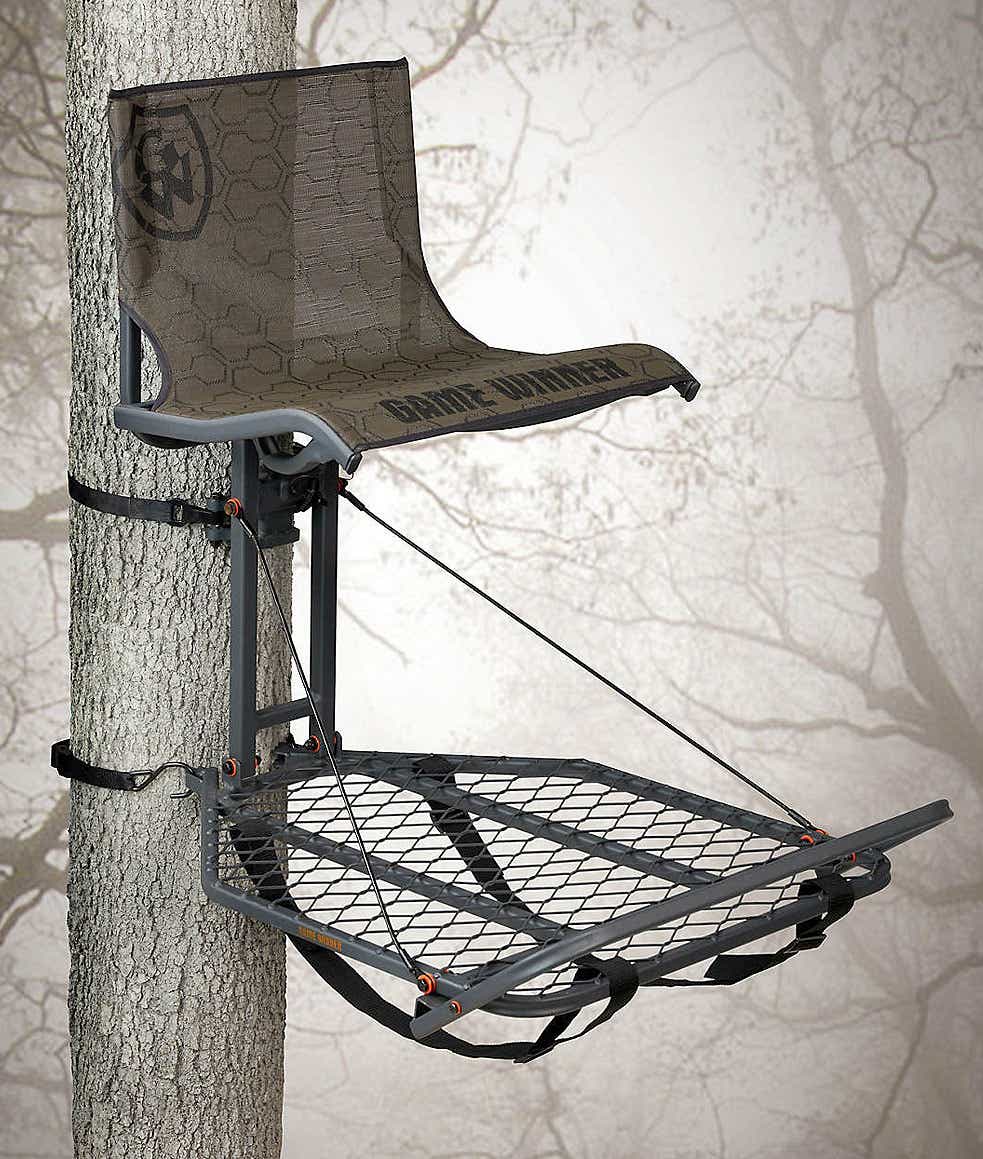 Picture of a hang-on stand for hunting