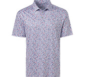 BURLEBO Men's Performance Polo Shirt.