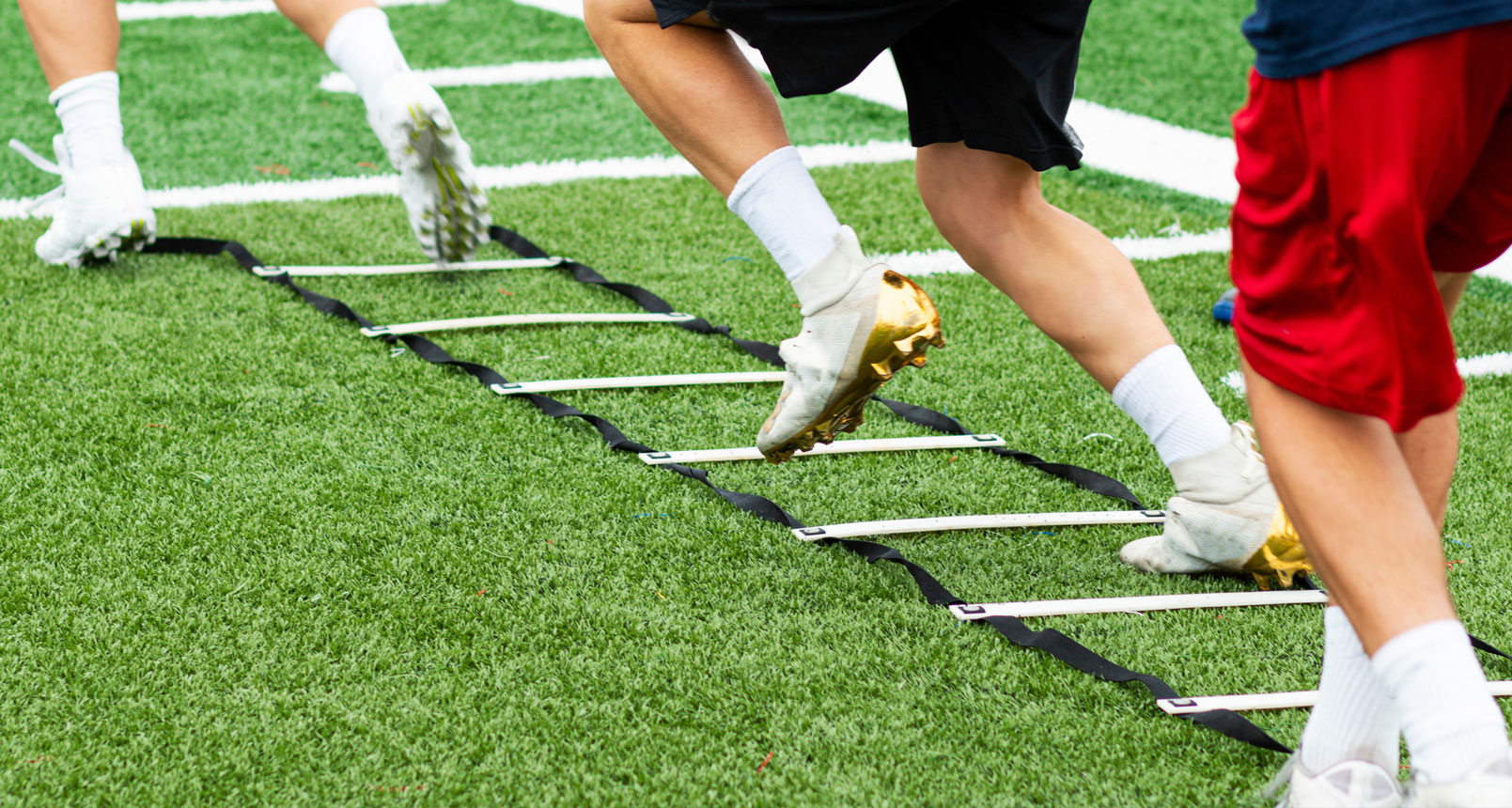 thumbnail image 2 of Football Training Mat – Improve Ball Control, Agility & Footwork, Multicolored Soccer Drills Mat 2 of 14