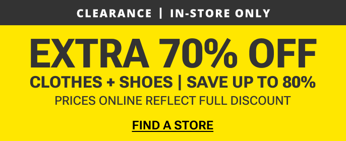 Extra 70% Off already reduced items.