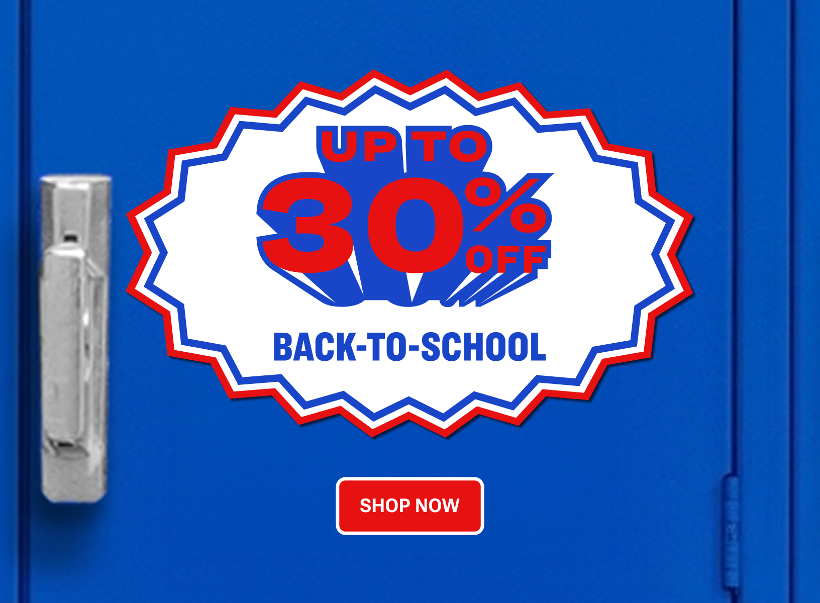 Online-only promotion offering 30% off clothing and shoes, with discount applied in cart.