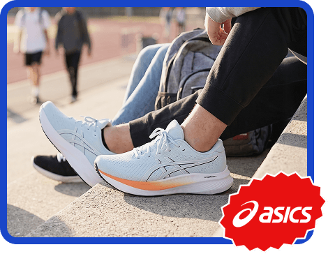 Shop ASICS shoes for back-to-school.