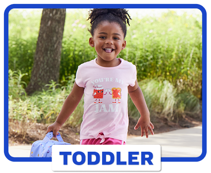 Shop toddler clothes and shoes for school.