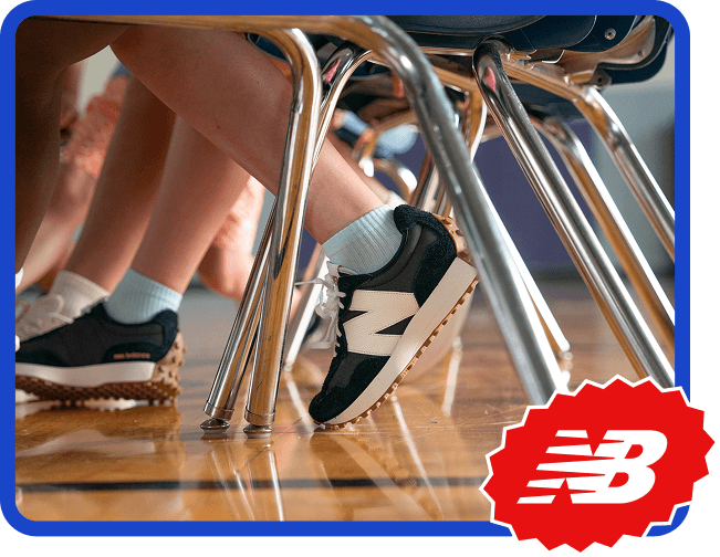 Explore New Balance shoes for young women.
