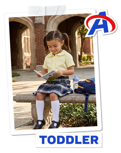 Shop school uniforms for toddlers.