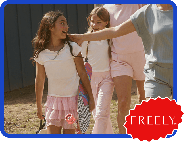 Explore FREELY back-to-school styles for girls.