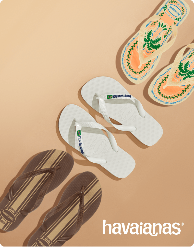 Shop Havaianas flip-flops.