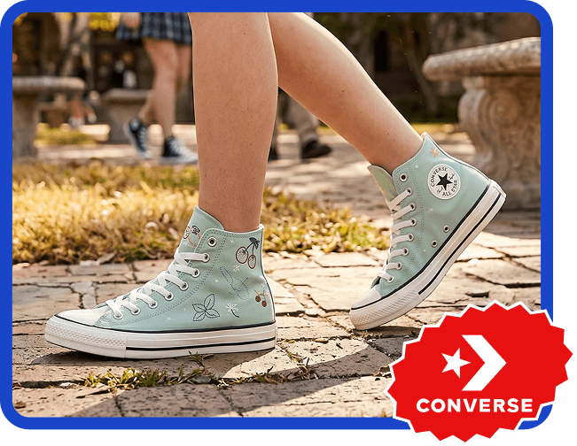 Explore Converse shoes for young women.