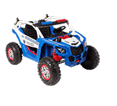 Freddo Police UTV 24V 2-Seater Ride-On Car