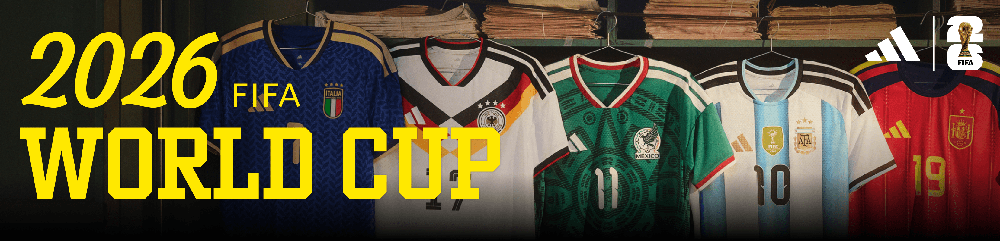 Shop all adidas FIFA World Cup 26™ gear.