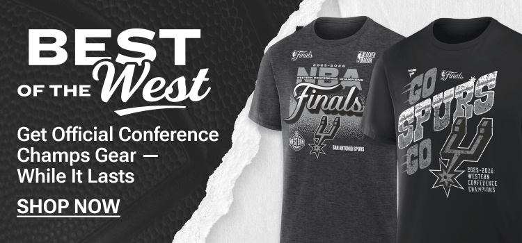 Best of the West. Get official San Antonio Spurs conference champs gear while it lasts. Shop now.