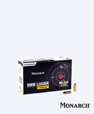 monarch 20cent per round $49.99 9mm 250-rd. brass ammo