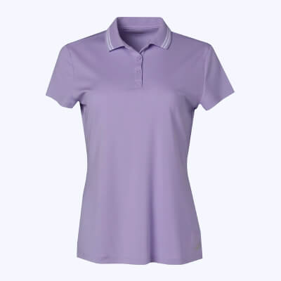 BCG Women's Tennis Stripe Polo Shirt