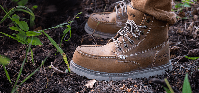 Built to last. Work boots.