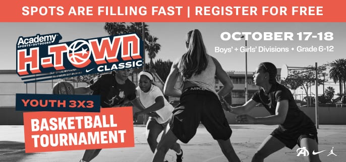 Register for the H-Town Classic youth basketball tournament.