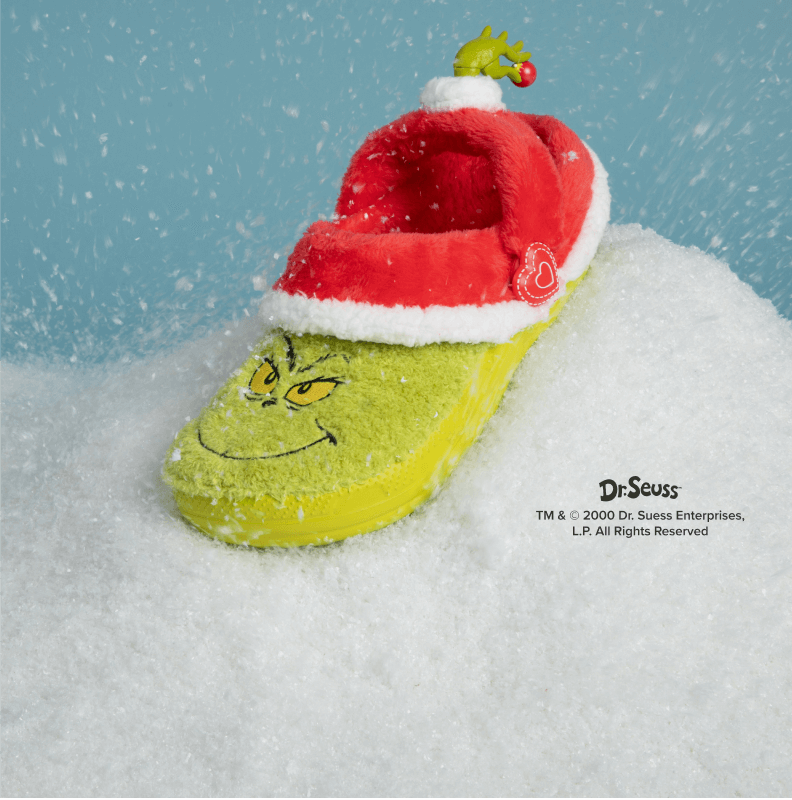 Crocs Classic Kids The Grinch Lined Clogs