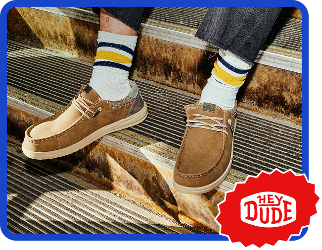Explore HEYDUDE Shoes for boys.