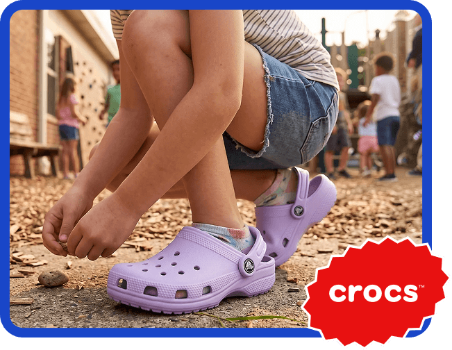 Explore Crocs shoes for girls.