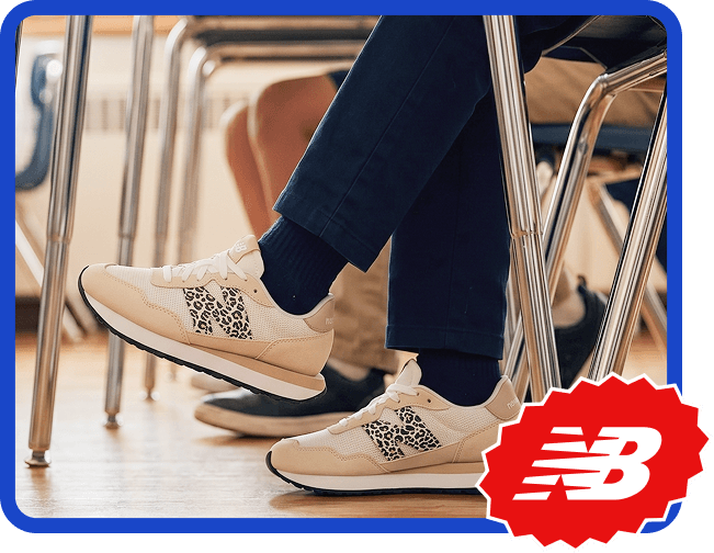 Explore New Balance sneakers for girls.