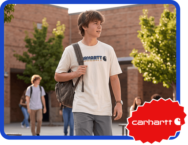 Explore Carhartt back-to-school styles for young men.