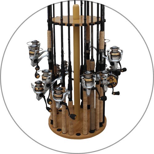 Fishing Rod Racks + Storage