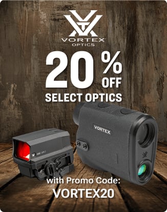 Shop Vortex optics up to 20% off with promo code.