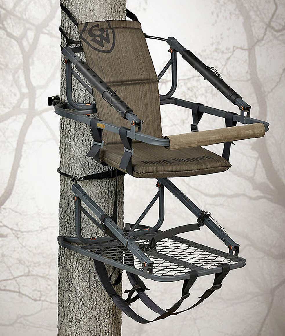 Picture of climbing stand for hunting