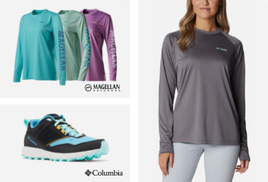 shop athletic brands for mom