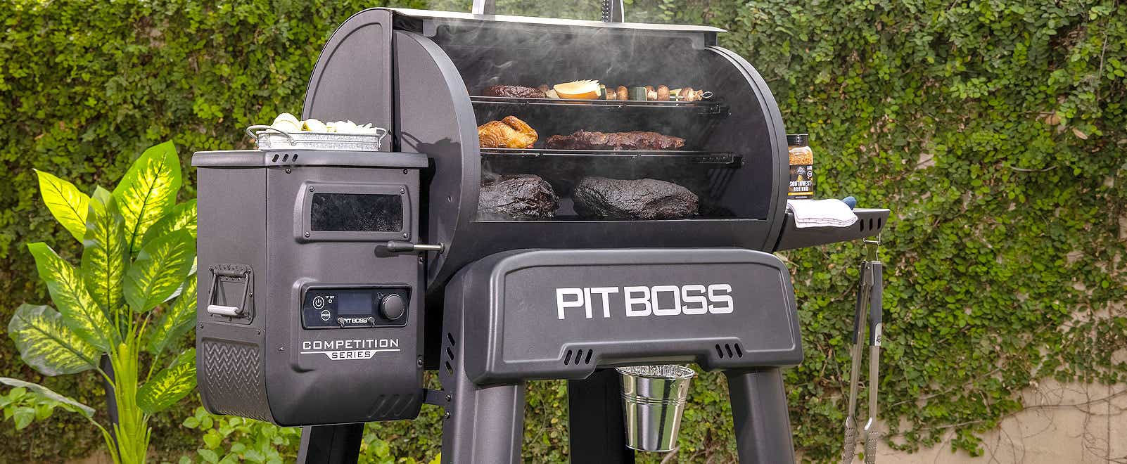 Pit Boss 1250 Competition Series Pellet Grill on display