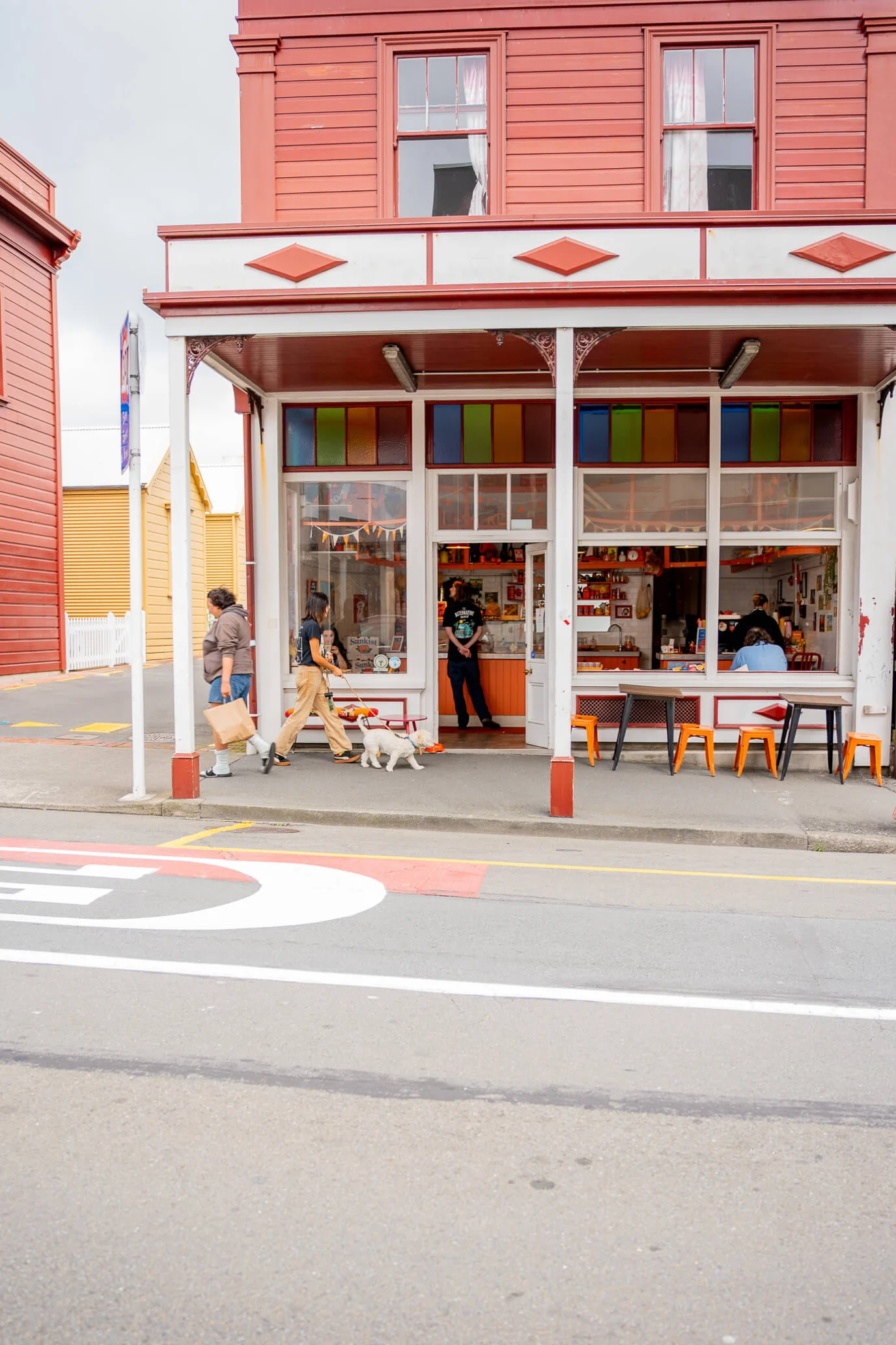 Orange Café on Cuba Street, Wellington: Good Brews, Good Chats and One Very Good Dog 
