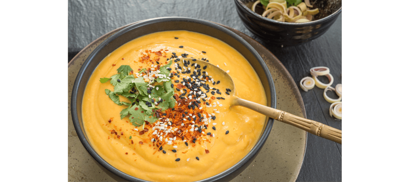 Thai kumara soup