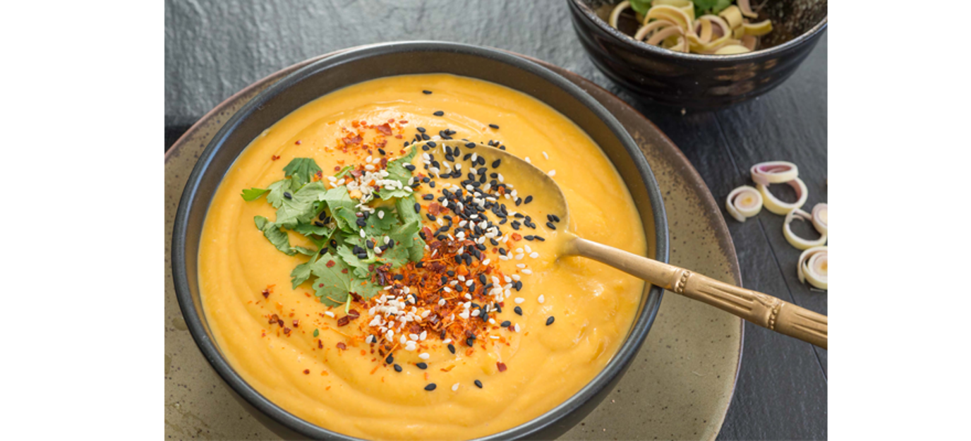 Thai kumara soup Thai kumara soup