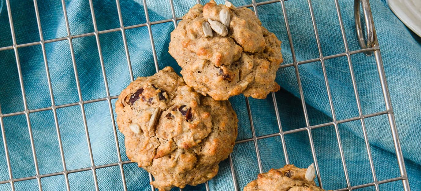 Date & seed breakfast cookies