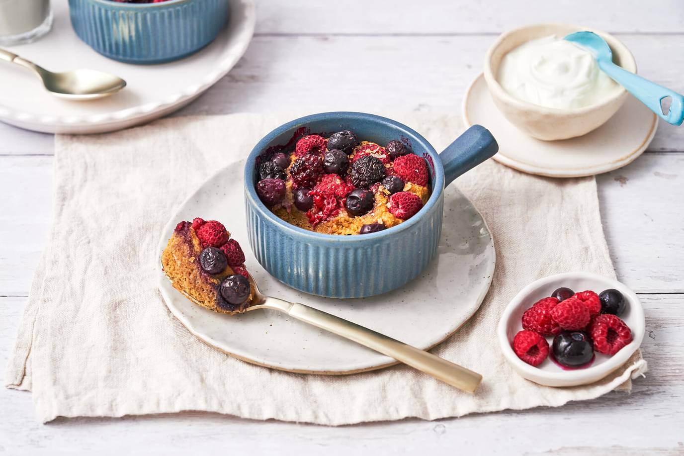 Baked Berry-Bix Cups