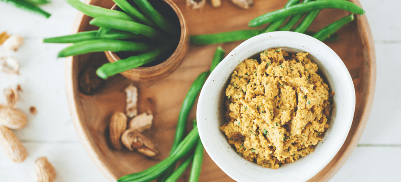 Roasted carrot peanut dip