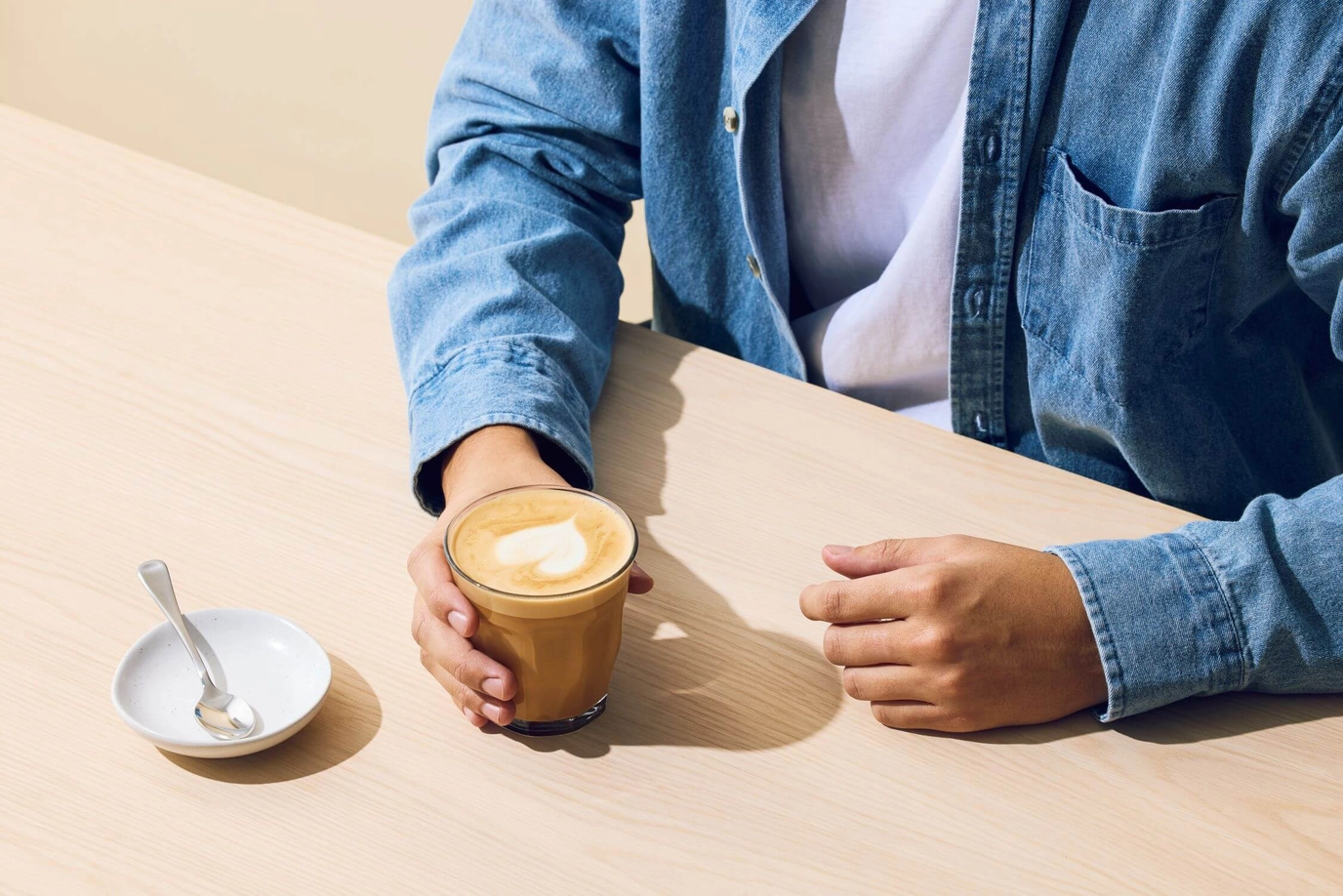 Silky smooth latte Silky smooth latte