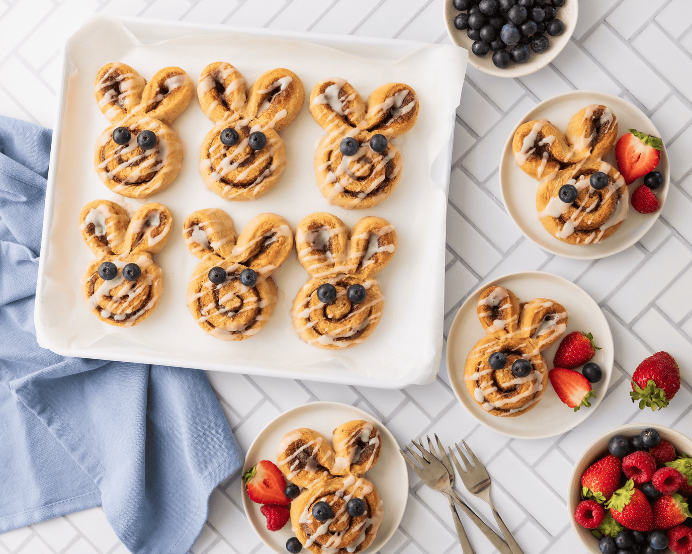 Weet-Bix Easter Bunny Cinnamon Rolls