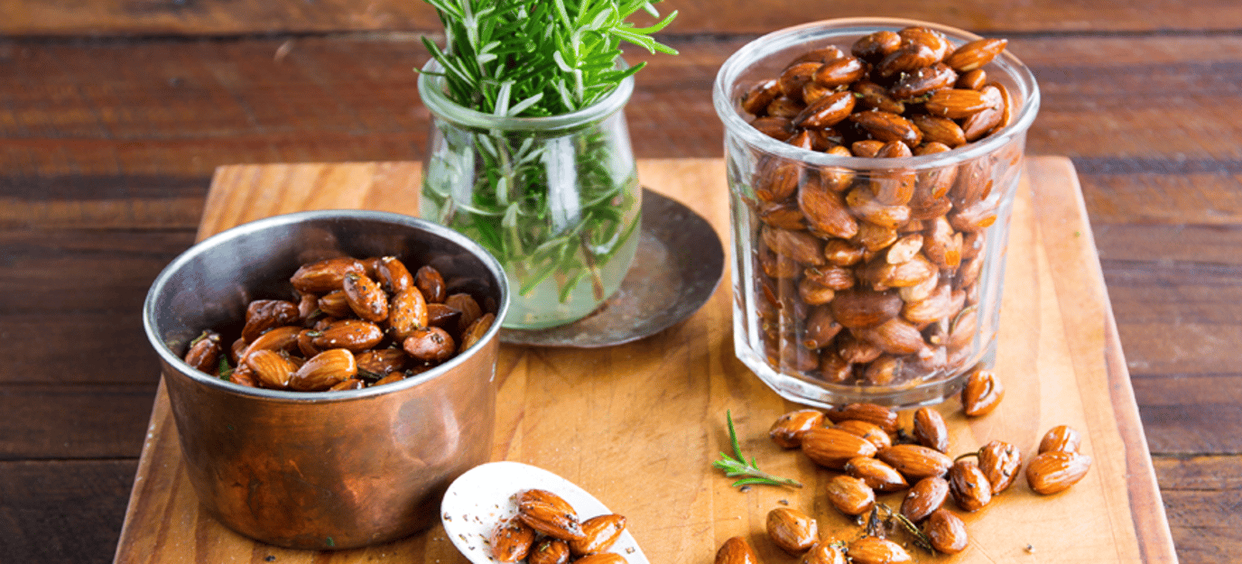 Rosemary roasted almonds