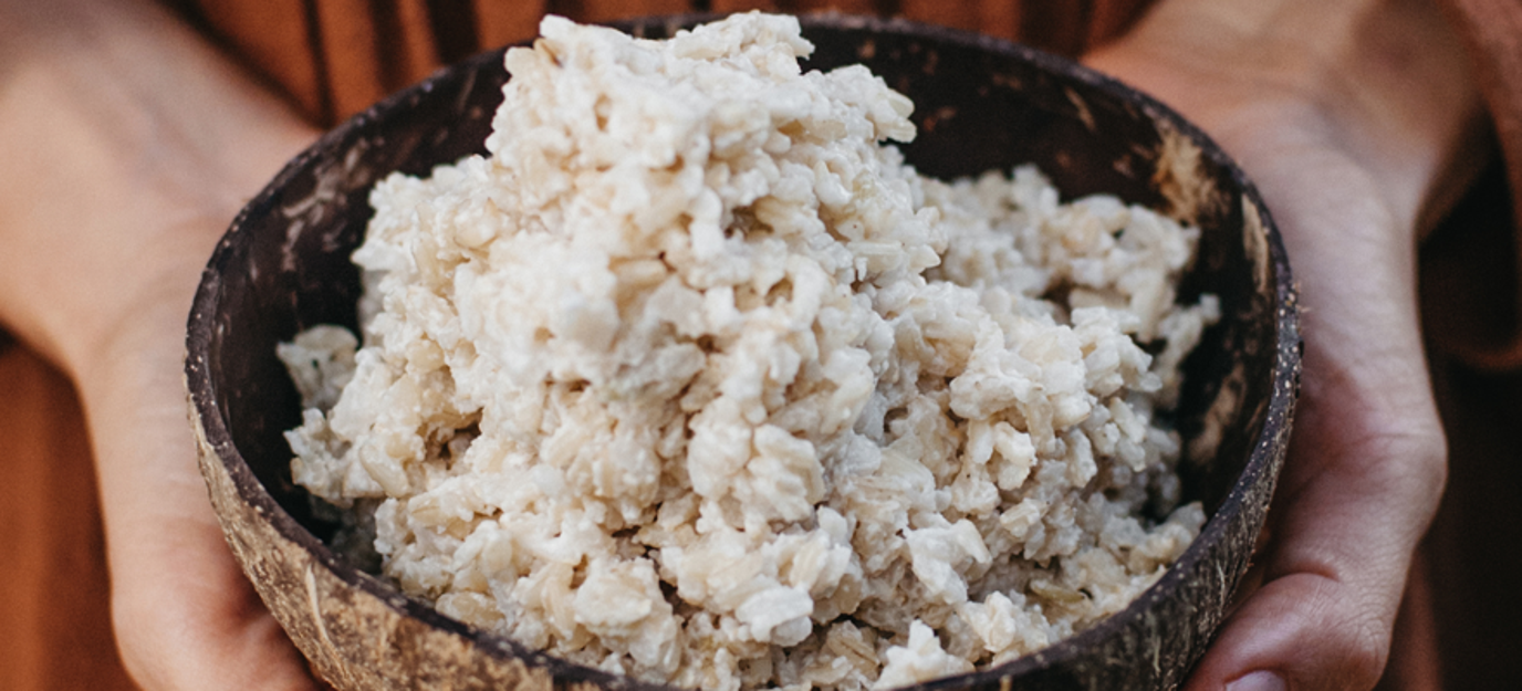 Coconut brown rice