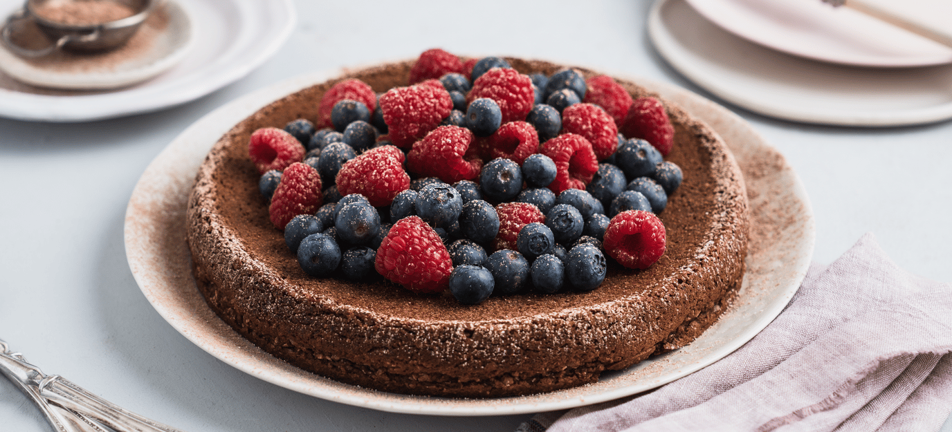 Chocolate chickpea torte