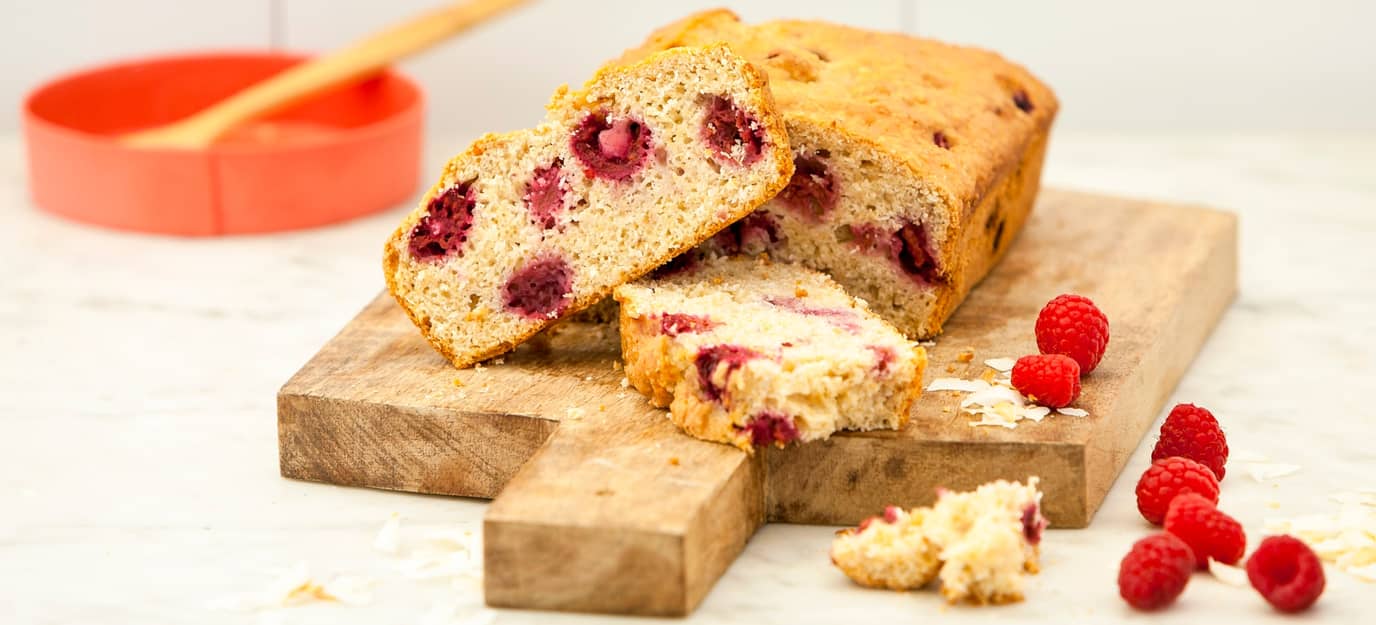 Raspberry and Coconut Bread