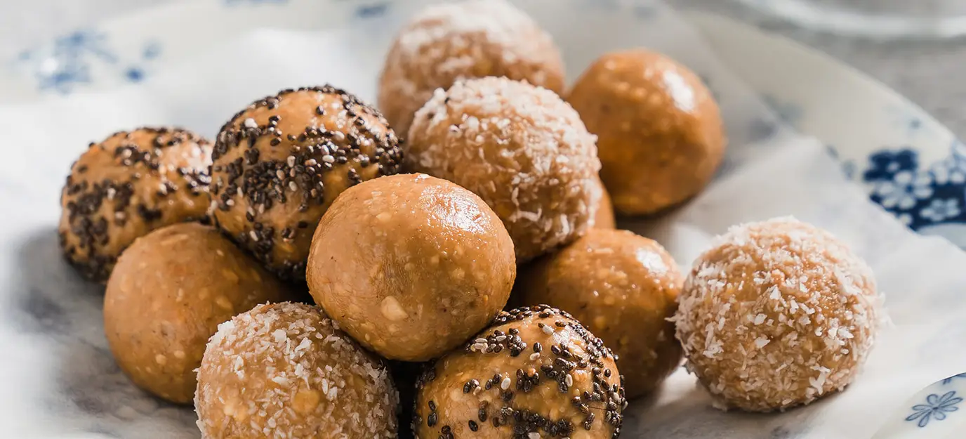 Nutilicious peanut butter protein balls