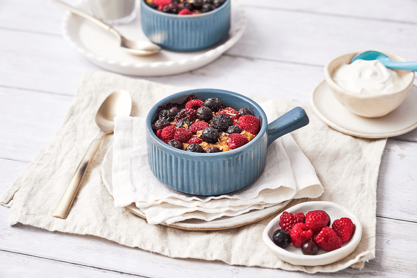 Baked Berry-Bix Cups