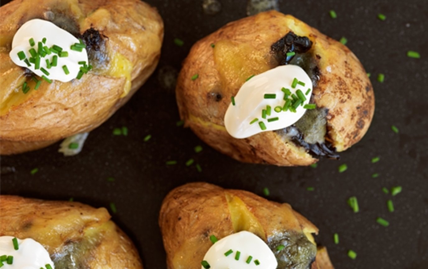 Marmite™ baked potatoes