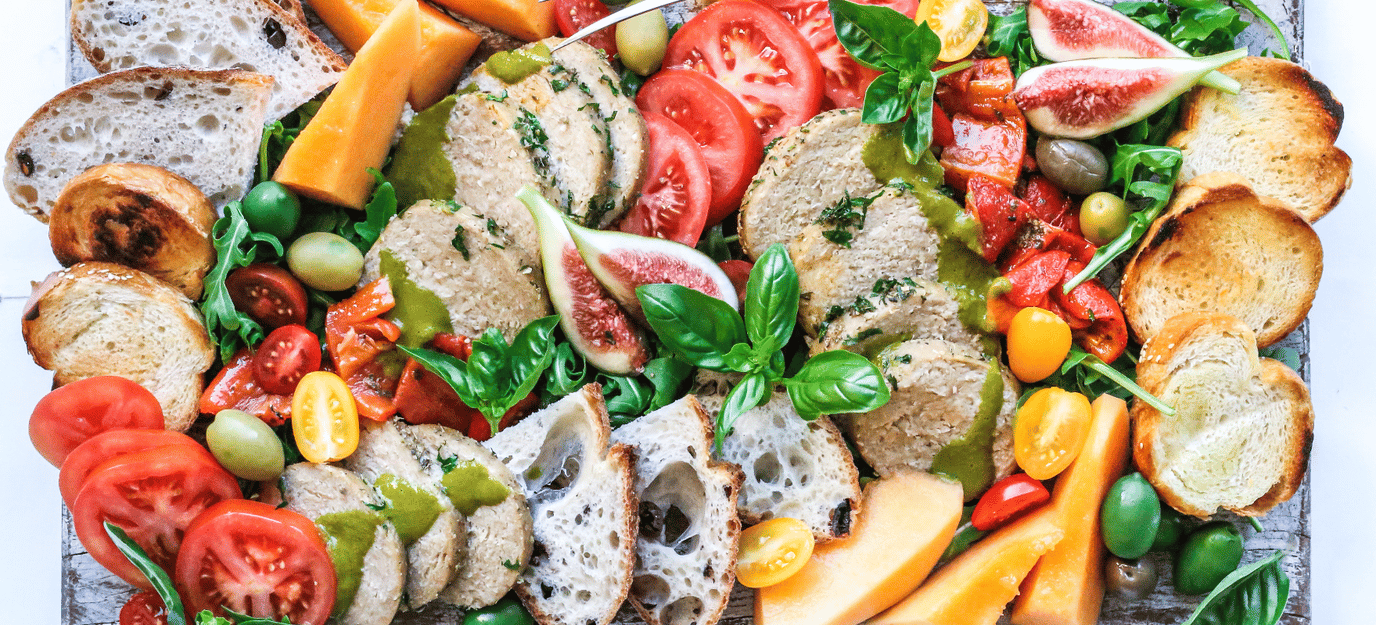 Chimichurri vegie roast grazing board