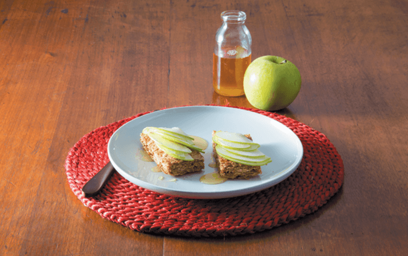 Weet-Bix™ with apple and maple syrup
