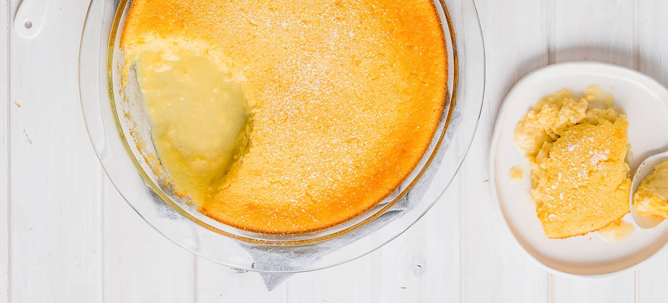 Lemon delicious pudding