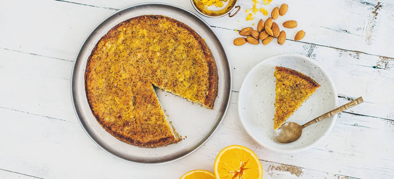 Orange almond cake