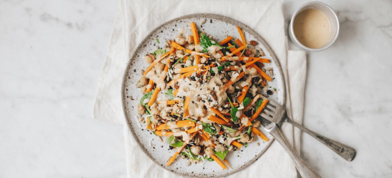 Moroccan chickpea salad