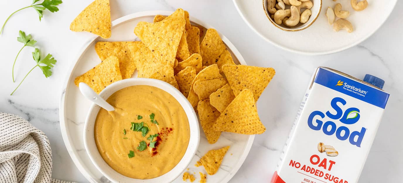 "Cheesy" vegan dip